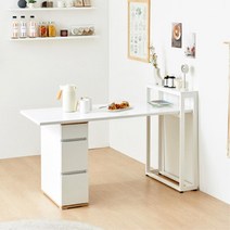 주방 인테리어 DIY 1인 가구용 식탁 컬러의자 실용적, 상품선택, 01.1500_화이트