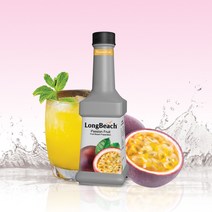 롱비치 퓨레 베이스 900ml 10종 패션후르츠 복숭아스무디 코코넛 딸기 망고 퓨레