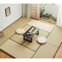 다다미 매트 토퍼 깔개 수면 매트 매트리스 팜 대자리, 2cm (황마코코넛팜+천연러쉬 방수매트)