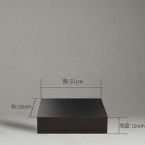 모던 사각 블랙 백화점 진열대 가방진열대 행사 매대 신발진열대, 단일사이즈, 블랙 플랫폼 50x50x10