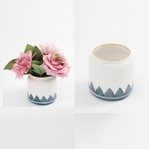 요비월드 미니 도자기 화분 마운틴 빈화분 가정용화분 어린이집화분