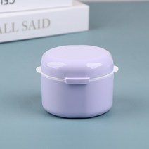틀니 보관 상자휴대용 치과 리테이너 케이스지 않는 기 치아 목욕 정리치과 구강 관리, 03 보라색