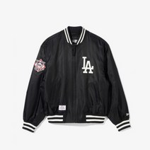 뉴에라 백화점판 MLB 나일론 재킷 LA 다저스_블랙