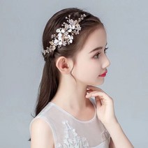 한복 머리 장신구 한국 한복 전통 머리띠 꽃 아플리케 액세서리 장식품 헤어피스 헤어스티커 블링블링 19