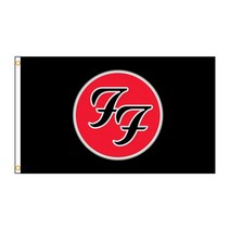 현수막걸이대 배너걸이 받침대 3Jflag90x150cm 푸 파이터스 록 음악 밴드 플래그 헤비 메탈 팝 가수 인테리어 장식 배너 태피스트리, 1.2holes on shaftcover - 60x90