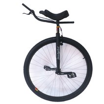 36인치 외발 자전거 핸들바 브레이크 상급자 묘기 로드 특수, 36인치 램블러 4호 아이보리 화이트