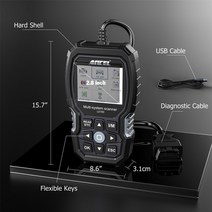 ANCEL 차량용 전체 시스템 진단 도구 엔진 점검 LD700 OBD2 스캐너 ABS TPMS 오일 재설정 OBDII 코, 01 LD700