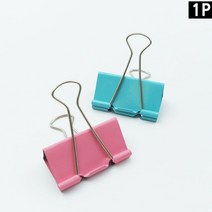 ⓥ 컬러 더블클립 금속 서류 집게 사무용품 대형 OC/SID_ 51m클립( 2107083213EA ) #, 본상품