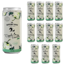 태핑타피르 라이트 스파클링 탄산음료 애플&바닐라 250ml x12캔, 12캔