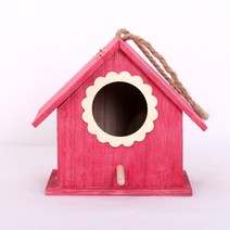진주 원목 둥지 장식 새장 야외 새가 방을 쓴다 우드 참새 캐스터네츠 모란앵무 철제 추진선 3890136606, 빅 타입 지붕 오픈 도어 레드, 18. 큰 상단 오픈 도어 레드