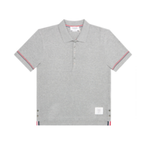 톰브라운 톰브라운 반팔 카라 티셔츠 LIGHT GREY MJP138A07999055