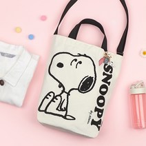 피너츠 키링 에코백 큰스누피