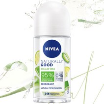 니베아 데오드란트 롤온 내추럴리 굿 알로에 50ml, 1개