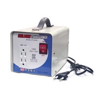 한일테크 2KVA(2000W)변압기 승압 다운 변압트랜스 우수마크획득 여행용 이민 유학 국산제품, 1개