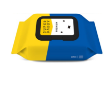 슈퍼대디 X 미피 저자극 아기물티슈 프리미엄 휴대 캡형, 20매, 17팩