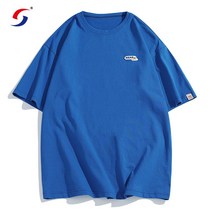 여름 루즈핏 무지 티셔츠 면 100% 심플 상의
