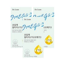 [공식] 닥터린 초임계 알티지(rTG) 오메가3 알파, 30정, 6박스