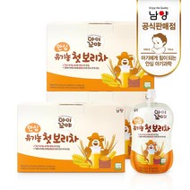 아이꼬야 안심 유기농 첫 보리차 120ml x 20p, 보리 + 현미 혼합맛, 3개