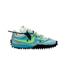 여성용 나이키 정품 x 오프화이트 와플 레이서 블루 여성용 Nike x Off-White Waffle Racer Vivid Sky
