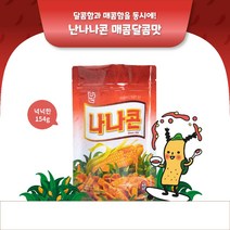 (공식몰 단독신상) 난 나나콘 매콤달콤맛 154g x 6봉, 오리지널 맛