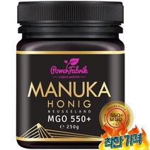 뉴질랜드 꿀 MGO550 2 야생화꿀 다트선식, 1병