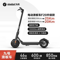 Ninebot 나인봇 전기 스쿠터 전동킥보드 F20, F20 25km