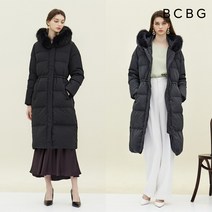 [백화점동일][한정수량특가] 비씨비지(BCBG) 제시 폭스퍼 롱 구스 코트