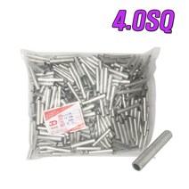 동아외 롱 슬리브 전선연결 압착단자 4SQ, 1000개