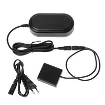 파나소닉 DMC-GX80 DMC-GX85 용 DMW-AC8 AC 전원 어댑터 + DCC11 DC 커플러, 검은색