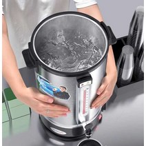 자동 전기 물끓이기 기계 대용량 업소용 온수통 포트, 20L LED 디스플레이 모델