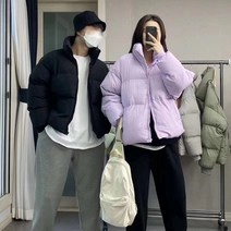 남여공용 인스타 숏 한국판 패딩 점퍼