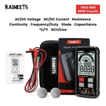 kaiweets km601 9999 counts digital multimeter1000v 10a tester meter ohm hz capacitor rel true rms ac, ht112b, 1개