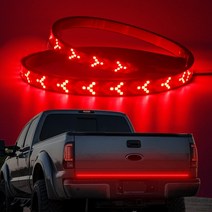 스탠다드메카닉 중장비 부품 xinfok bar dc 12 24v red amber 픽업 회전 신호 트럭 utes bakkie container 화물 지프 rv suv DIY, 12v, 240cm(94.5인치)