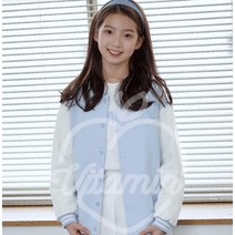 [비타민 자수 야구점퍼-스카이] 클레버몰 자체제작 아동복13-19호