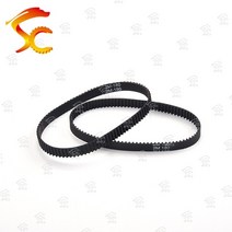 10pcs GT2 2M 타이밍 벨트 둘레 180 너비 6 8 9 10mm 치아, 너비 8mm, 둘레 180mm