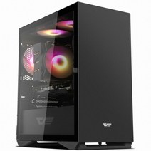 다크프래쉬 AZ RGB 강화유리 컴퓨터 케이스 미니타워 블랙 DLM22