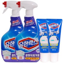 유한락스 곰팡이용 500+500ml+곰팡이 제거젤 120ml, 2세트