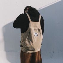 오버핏 조끼 커플 남녀공용 베스트 가방조끼 수납 빈티지 루즈핏
