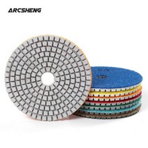 연마 샌딩 연마제 폴리싱 트리머 사포 4quot 100mm 80mm 다이아몬드 습식 연마 패드 디스크 화강암 대리석 콘크리트 석재 연삭 도구, 2000년, 4인치