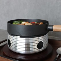 MS AL 손잡이 팬 화로 set 대 알루미늄 테이블 워머 AA, MS AL원형그릴팬화로set대 (173898)