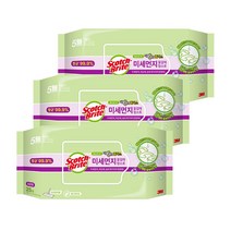 3M 베이직 미세먼지 물걸레 청소포 더블액션 플러스 표준형 25매입, 3개