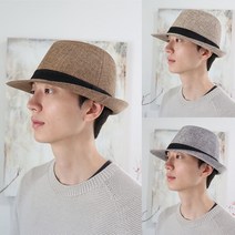 여름 남자 중절모 페도라 모자 중절모자