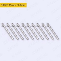 직경 1.8mm 시계 핀 펩에어 도구 및 키트 10 개 퀵 릴리스 스트랩 스프링 바 18MM 20MM 24