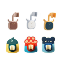 1+1 캐릭터 샤워기 헤드 거치대, 캐릭터샤워홀더_버드 & 멀티샤워홀더_옐로 네이비