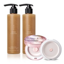 원더바스 레몬청 클렌저 200ml 2개+조성아 물분크림 꿀젤리 에디션 14g 리필+본품_B, 세트