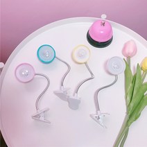 (1+1)집게형 LED 미니 집게등 독서등 스탠드, 집게형 LED미니독서등/컬러랜덤/2개입
