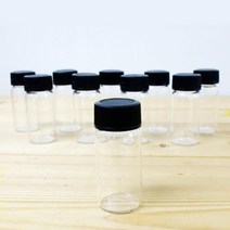 10P 10ml 유리병 바이알 과학 실험용기 도구 만들기 준비물 기자재 실험도구 약품 시약