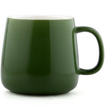 오슬로 카페 투톤 머그컵 240ml, 그린, 1개