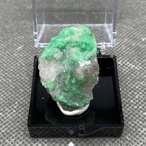 천연석 목걸이 원석 에메랄드 100 천연 녹색 미네랄 보석 등급 크리스탈 표본 돌 및