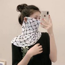 안면 자외선차단 마스크 골프 등산 낚시 하이킹 얼굴 햇빛가리개 일본 마스크 자외선 차단 여 면 울 여름 자외선 차단 얇은 아이스 페이스 마스크다. 얼굴 전체를 커버-69887, 옵션04